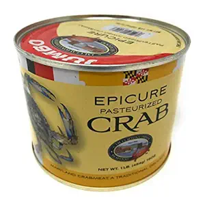 Pasteurized Jumbo Lump Crab Meat, 16 OZ