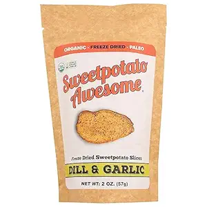 Organic Dill & Garlic Sweetpotato Slices, 2 OZ