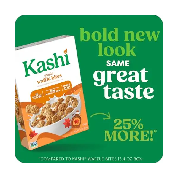 Maple Waffle Bites Cereal, 12.7 OZ 2