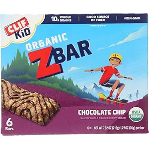 Organic Chocolate Chip Z Bar 6 Count, 7.62 OZ