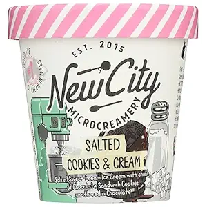 Salted Cookies & Cream Ice Cream, 14 FZ