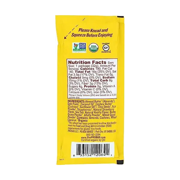 Organic Superfood Almond Butter, 1.15 OZ 2