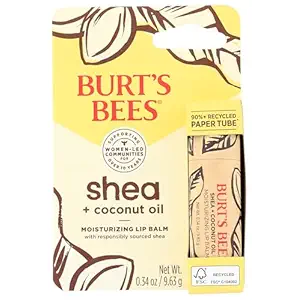 Shea & Coconut Oil Lip Balm, 0.34 OZ