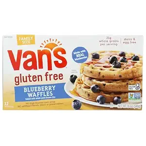 Family Size Blueberry Waffles 12 Count, 18 OZ