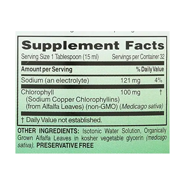 Chlorophyll Liquid 4