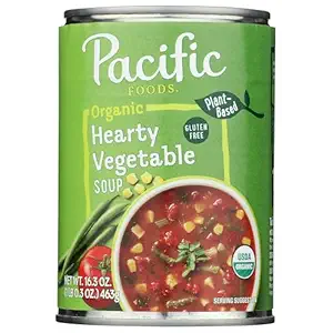Organic Hearty Vegetable Soup, 16.3 OZ