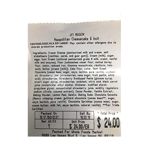 Neapolitan Cheesecake 6 Inch 4