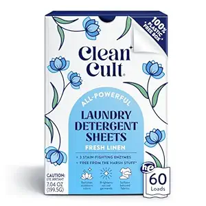 Fresh Linen Laundry Sheets, 60 CT