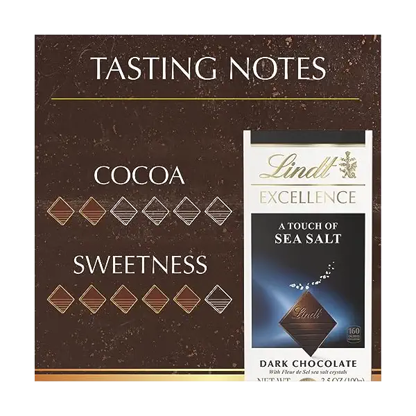 A Touch of Sea Salt Chocolate Bar, 3.5 OZ 4