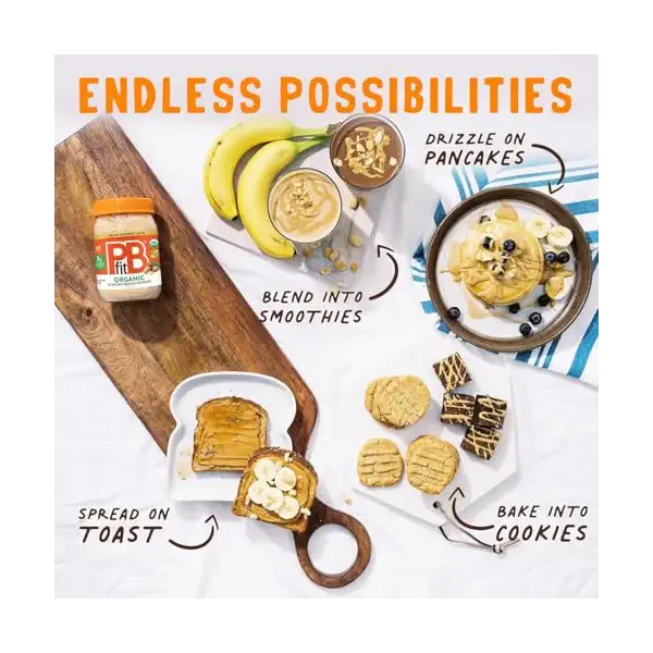 Organic Peanut Butter Powder, 8 OZ 5