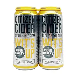 Wit`S Up Apple Cider Can 4 Pack, 16 FZ