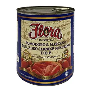 San Marzano Plum Tomatoes W/Basil, 28 OZ