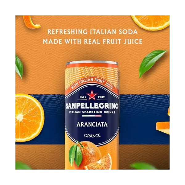 Aranciata Sparkling Drink 6 Pack, 11.15 FZ 2