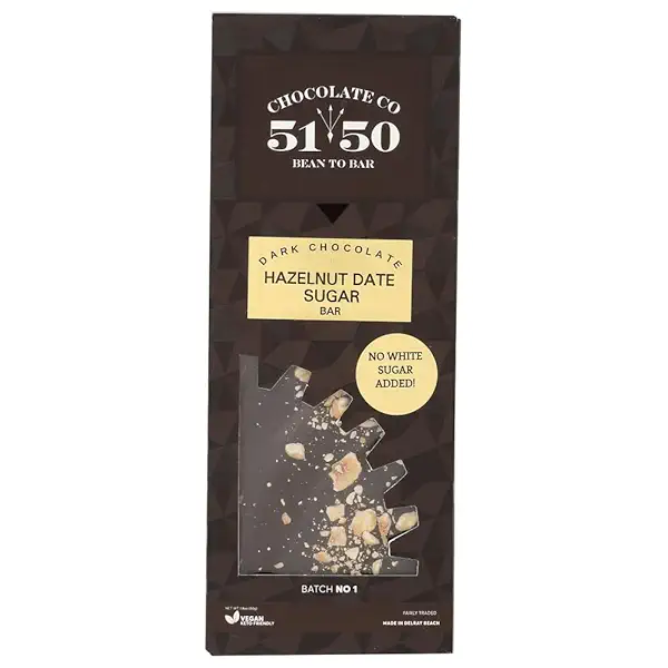 Chocolate with Hazelnuts Sweetened with Dates 1