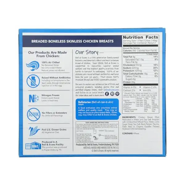 Breaded Chicken Breast, 10.5 OZ 2