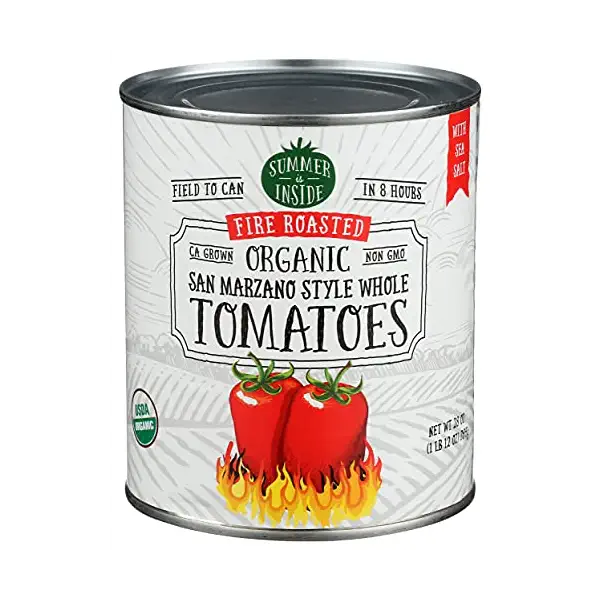 Organic Fire Roasted Whole Tomatoes, 28 OZ 1