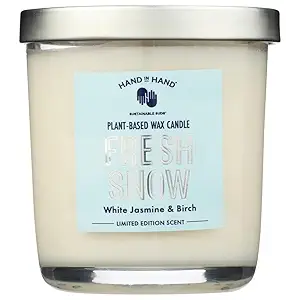 Fresh Snow Midi Glass Winter Collection Candle 7Oz, 7 OZ