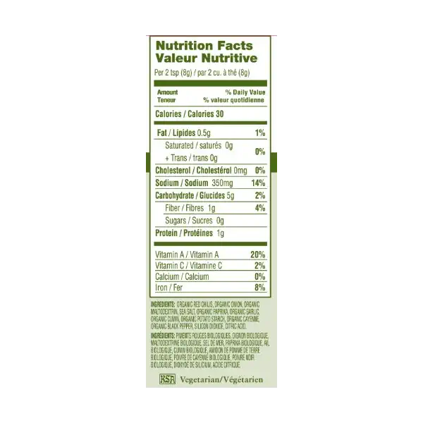 Organic Spicy Taco Seasoning Mix 3