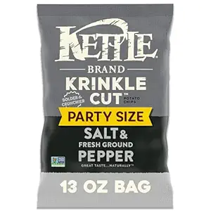 Salt And Pepper Krinkle Chips, 13 OZ