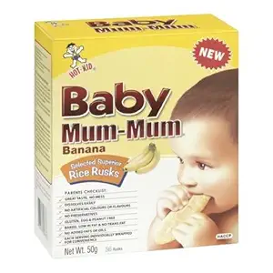 Baby Mum-Mum Banana Rice Rusks, 50 GR