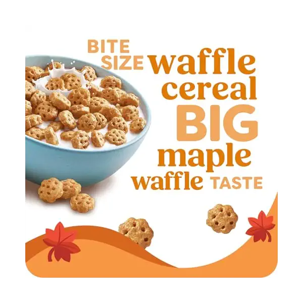 Maple Waffle Bites Cereal, 12.7 OZ 3