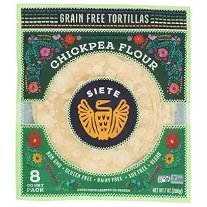 Grain Free Chickpea Tortillas, 7 OZ