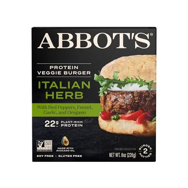 Italian Herb Veggie Burger, 8 OZ 1