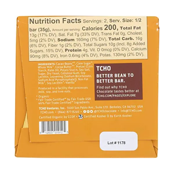 Milk Chocolate Bars Pretzel Crunch 53% 4