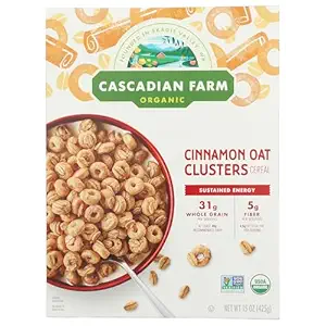 Organic Cinnamon Oat Clusters Cereal, 15 OZ