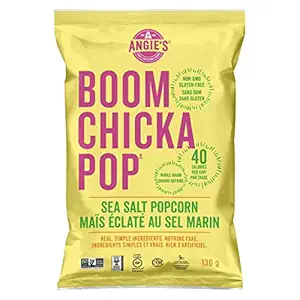 Angies Bcp Sea Salt Popcorn, 136 GR