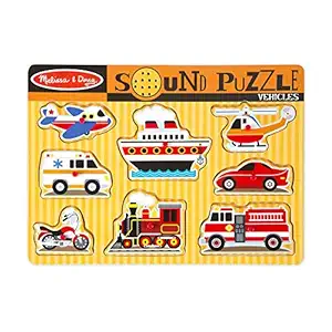 Vehicles Sound Puzzle, 1 EA