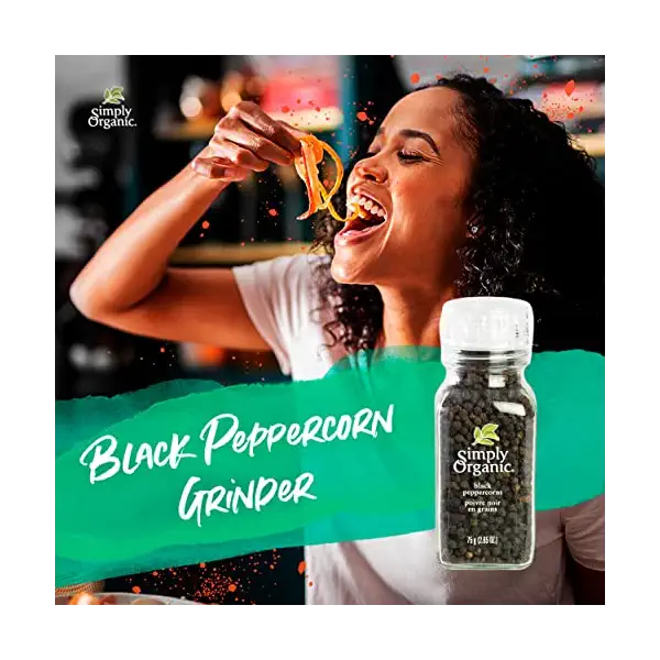 Organic Black Peppercorns Grinder 2