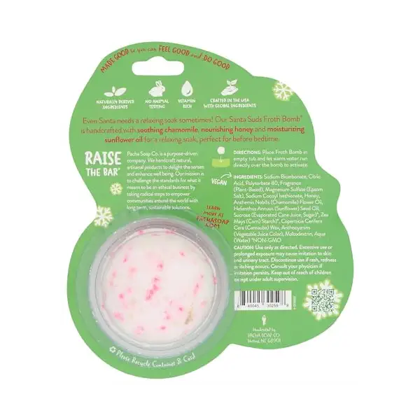 Santa Suds Froth Bomb Card, 3 OZ 2