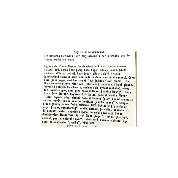 Key Lime Cheesecake 8in 2