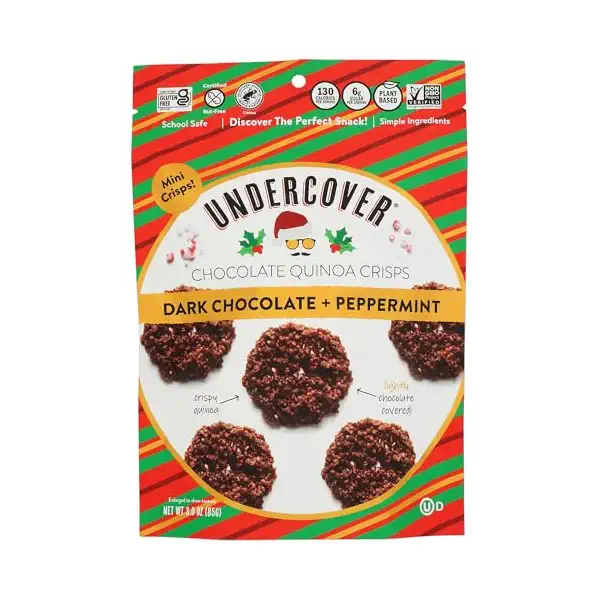 Dark Chocolate Peppermint Quinoa Crisps, 3 OZ 1