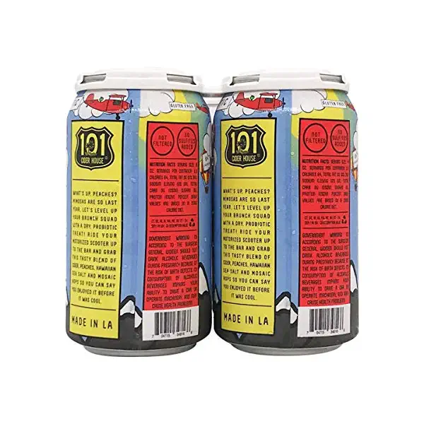 Peach Cider 4pk Can, 12 FZ 2