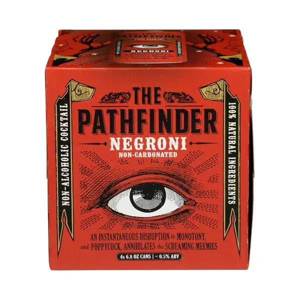 Non-Alcoholic Negroni Cocktail 4pk, 6.8 FZ 1