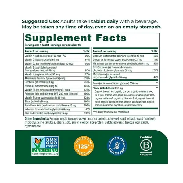 Men's One Daily Dailyfoods 2