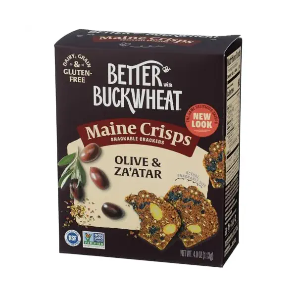Olive & Za'atar Buckwheat Crackers, 4 OZ 2
