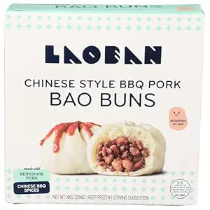Chinese Style BBQ Pork Bao Buns, 10 OZ