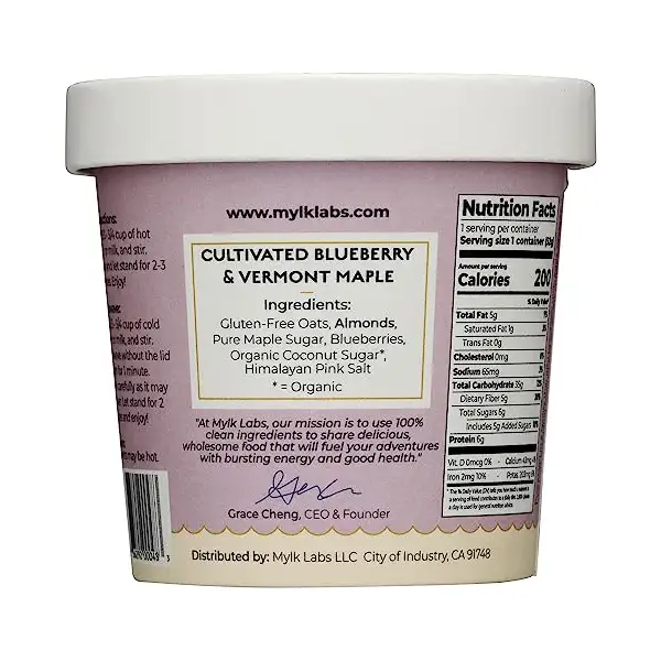 Cultivated Blueberry & Vermont Maple Oatmeal Cup 2