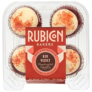 Red Velvet Cupcakes 4 Count, 10 OZ