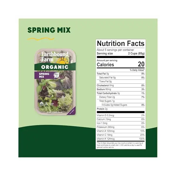 Organic Spring Mix, 8 OZ 4