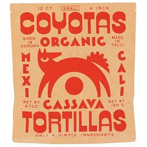 Organic Small Cassava Tortillas, 6.7 OZ
