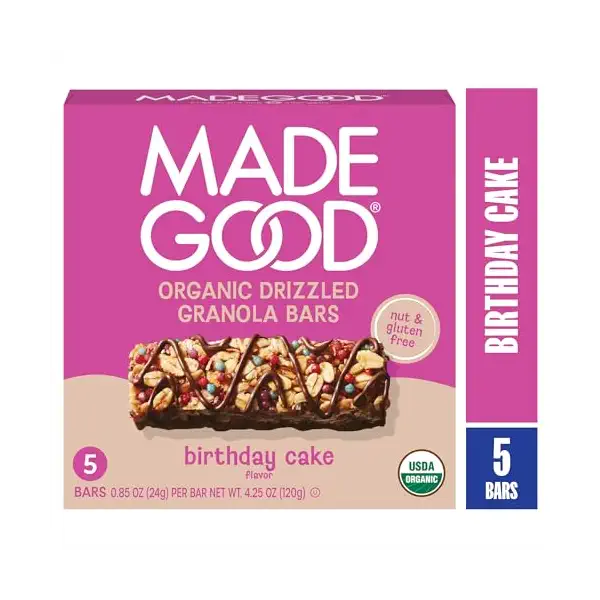 Organic Chocolate Drizzled Granola Bars, 4.25 OZ 1