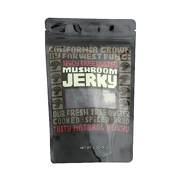 Spicy Tree Oyster Mushroom Jerky 1