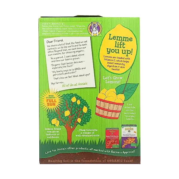 Organic Lemon Drop Cookie Bites, 6.5 OZ 2