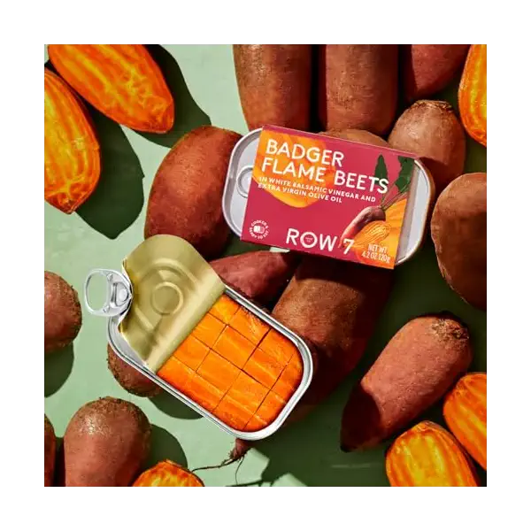 Tinned Badger Flame Beets, 4.2 OZ 3