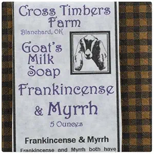 Frankincense And Myrrh Goats Milk Soap, 5 OZ