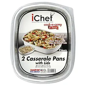 Casserole Pans with Lids, 1 EA